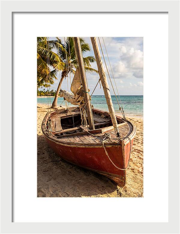 Vintage Wooden Sailing Dinghy