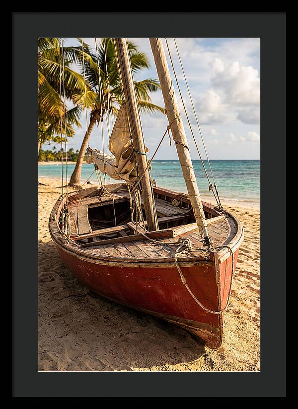Vintage Wooden Sailing Dinghy