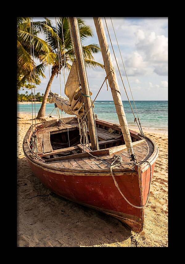 Vintage Wooden Sailing Dinghy