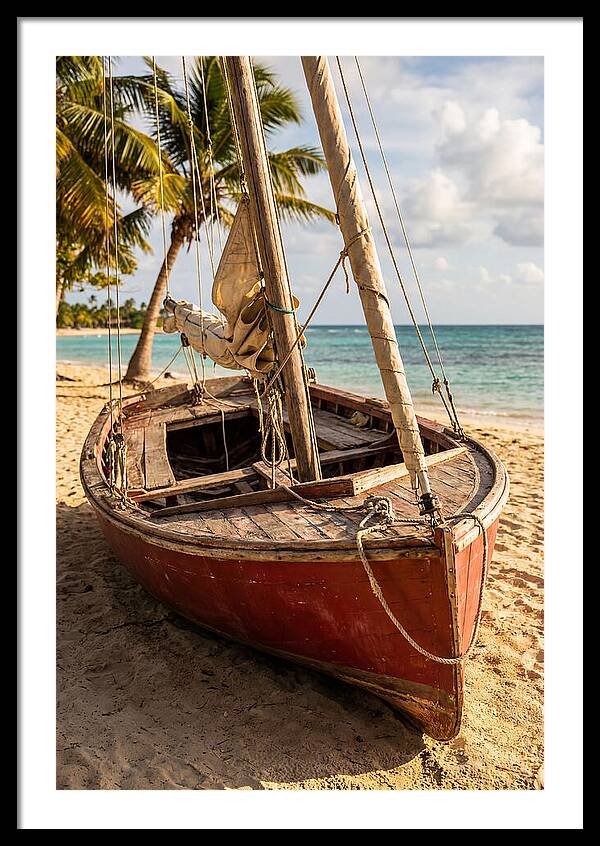 Vintage Wooden Sailing Dinghy