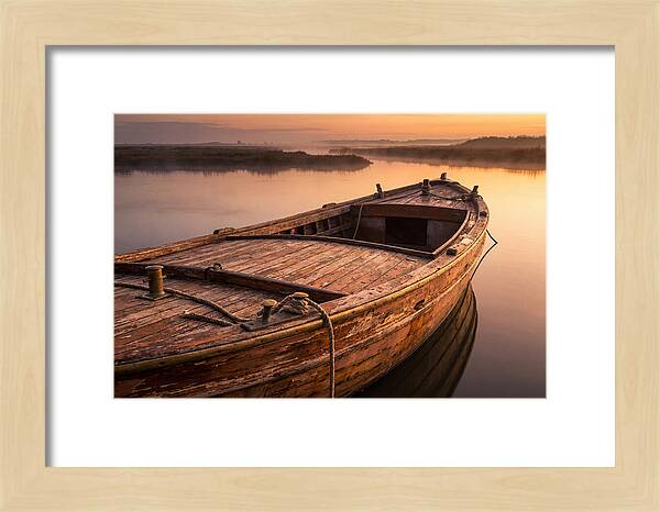 Vintage Wooden Water Taxi At D Carlos Medina