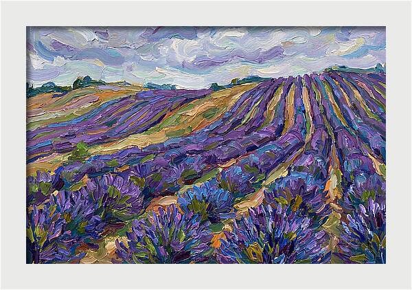 Violet Horizons Beneath Overcast Skies