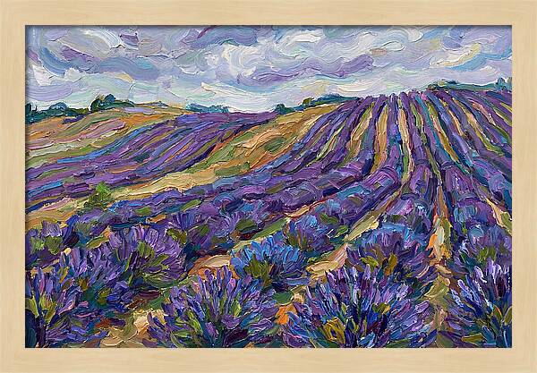 Violet Horizons Beneath Overcast Skies