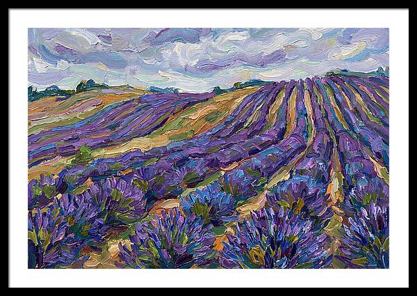 Violet Horizons Beneath Overcast Skies