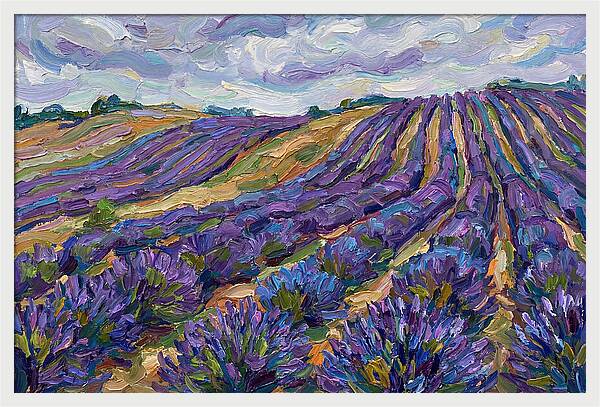 Violet Horizons Beneath Overcast Skies