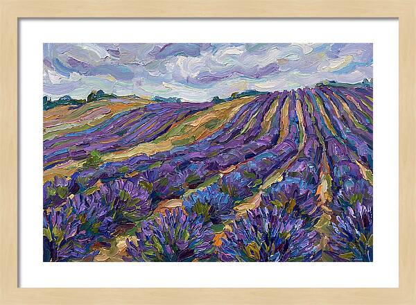 Violet Horizons Beneath Overcast Skies