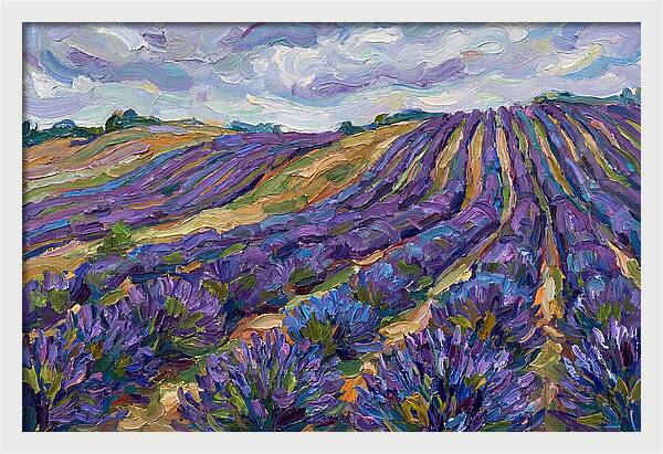 Violet Horizons Beneath Overcast Skies