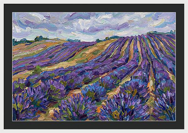 Violet Horizons Beneath Overcast Skies