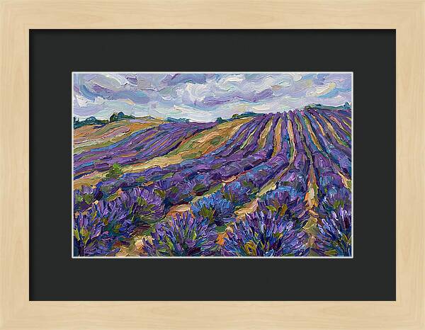 Violet Horizons Beneath Overcast Skies