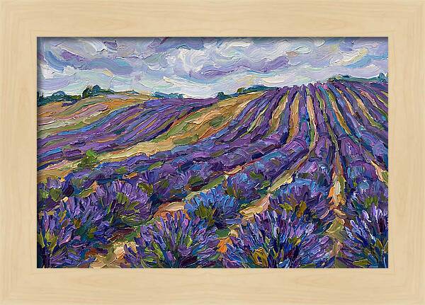 Violet Horizons Beneath Overcast Skies
