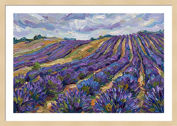 Violet Horizons Beneath Overcast Skies