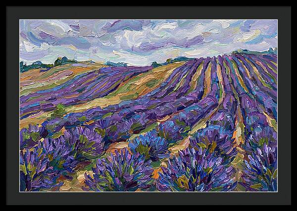 Violet Horizons Beneath Overcast Skies