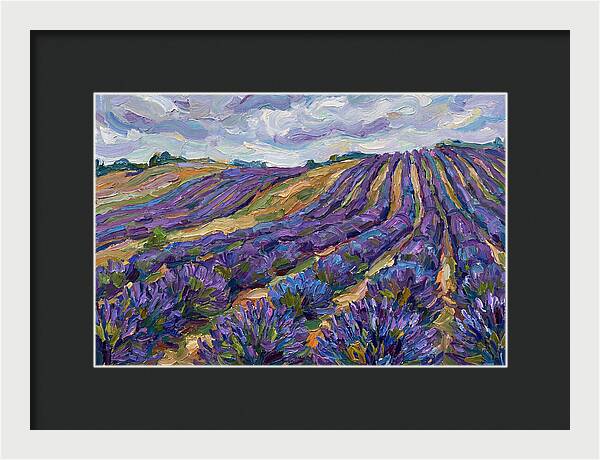 Violet Horizons Beneath Overcast Skies