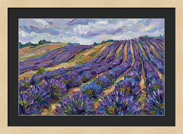 Violet Horizons Beneath Overcast Skies