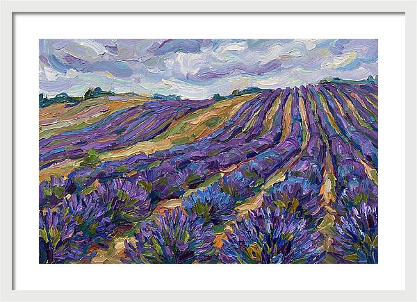 Violet Horizons Beneath Overcast Skies