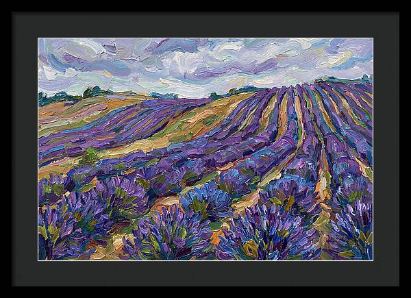 Violet Horizons Beneath Overcast Skies