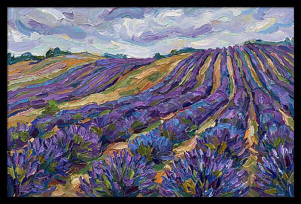 Violet Horizons Beneath Overcast Skies