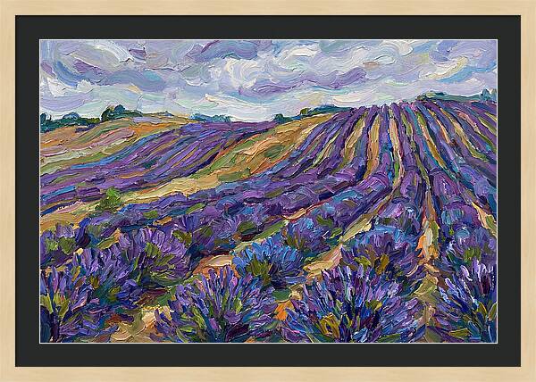 Violet Horizons Beneath Overcast Skies