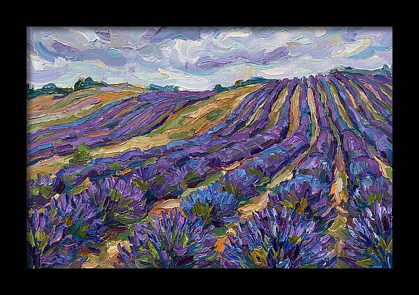 Violet Horizons Beneath Overcast Skies