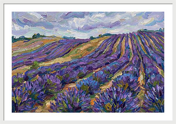 Violet Horizons Beneath Overcast Skies