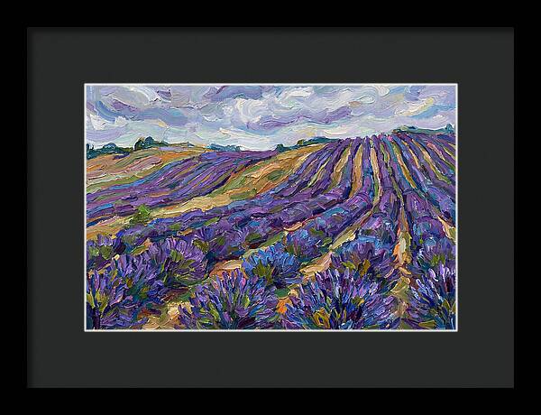 Violet Horizons Beneath Overcast Skies