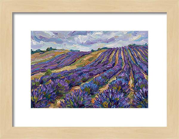 Violet Horizons Beneath Overcast Skies