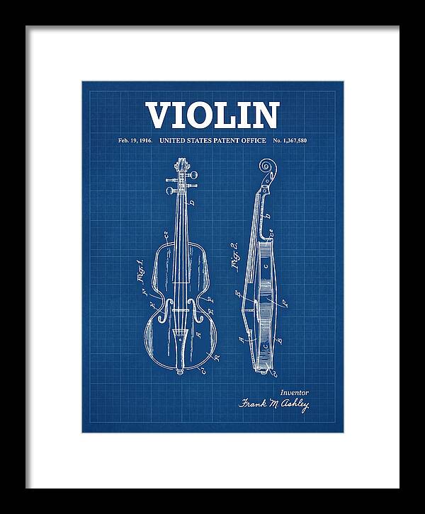 Violin Blueprint Patent Us1367580a