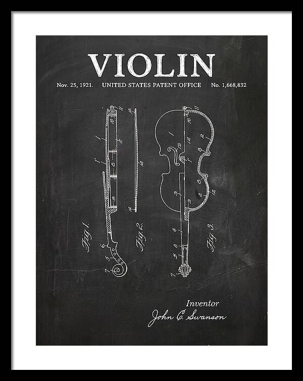 Violin Chalkboard Patent Us1668832a