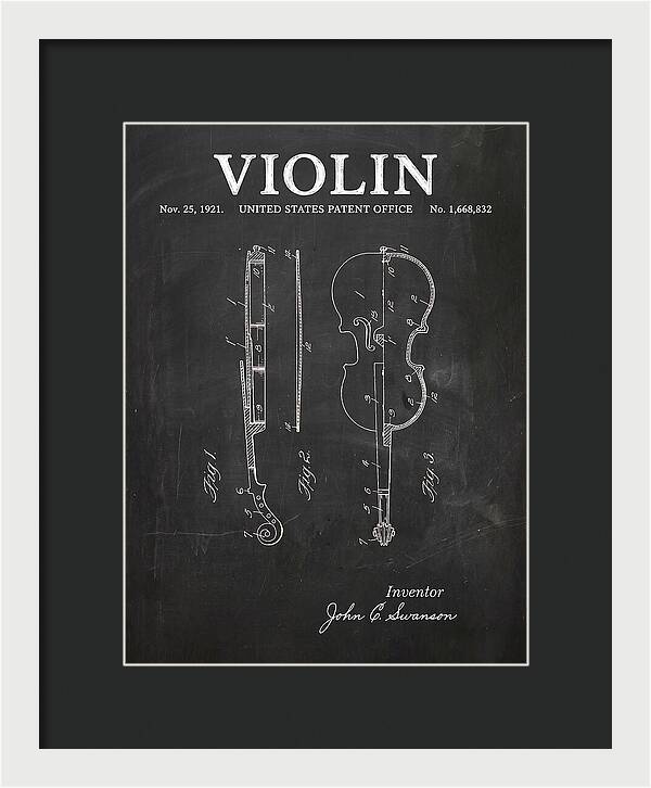 Violin Chalkboard Patent Us1668832a