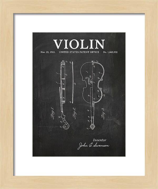 Violin Chalkboard Patent Us1668832a