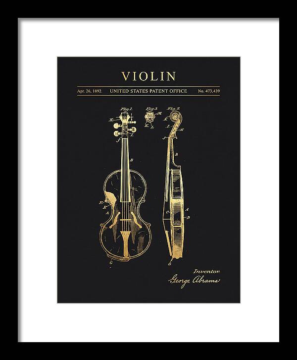 Violin Gold Patent Us473439a