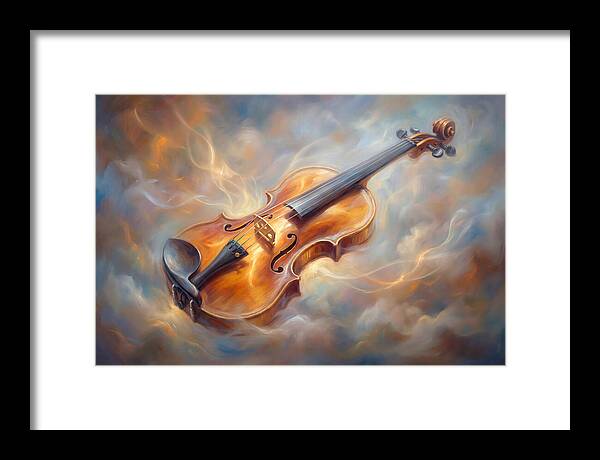 Violin In Clouds