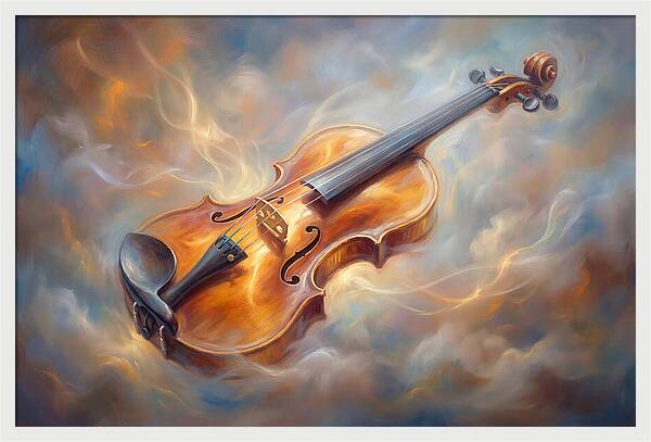 Violin In Clouds