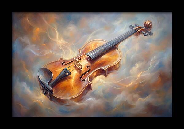 Violin In Clouds