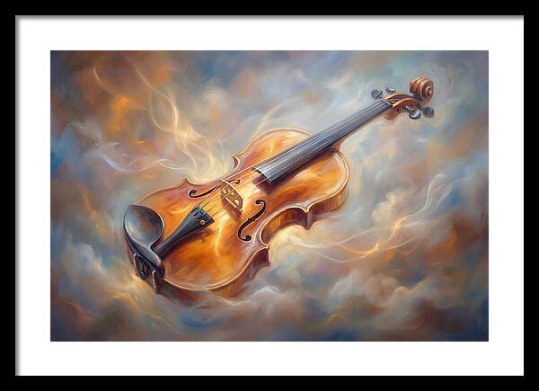 Violin In Clouds