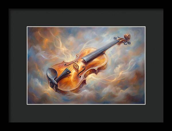 Violin In Clouds