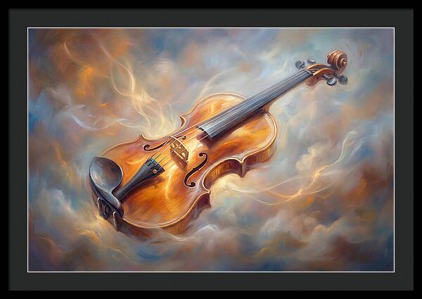 Violin In Clouds