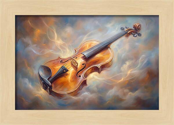 Violin In Clouds