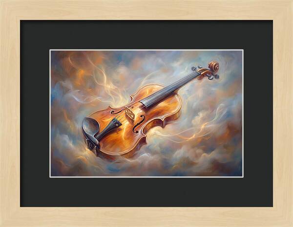 Violin In Clouds
