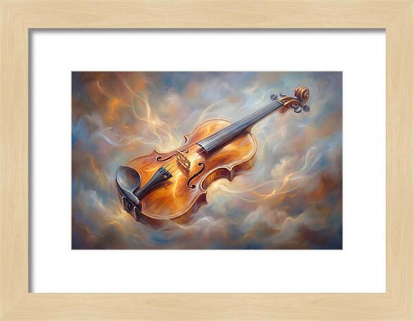 Violin In Clouds