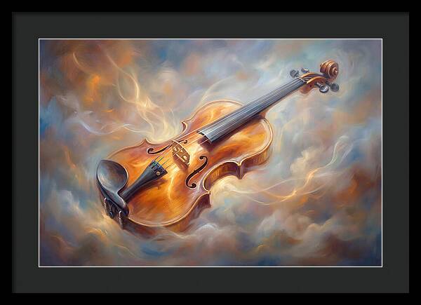 Violin In Clouds