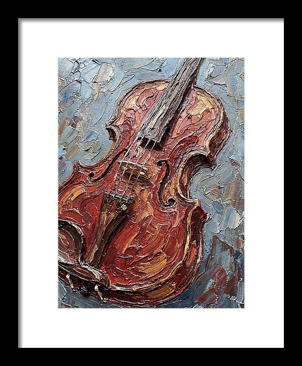 Violin In Textured Glory