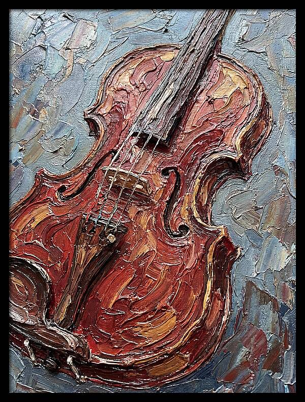 Violin In Textured Glory