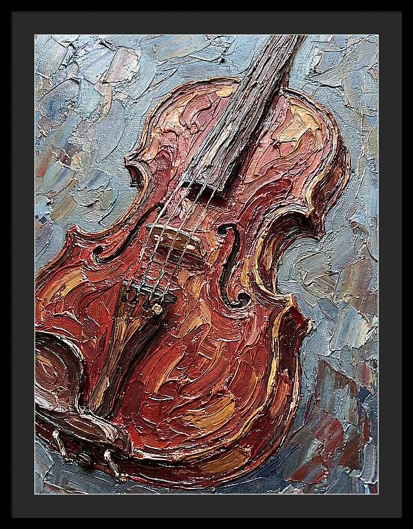 Violin In Textured Glory