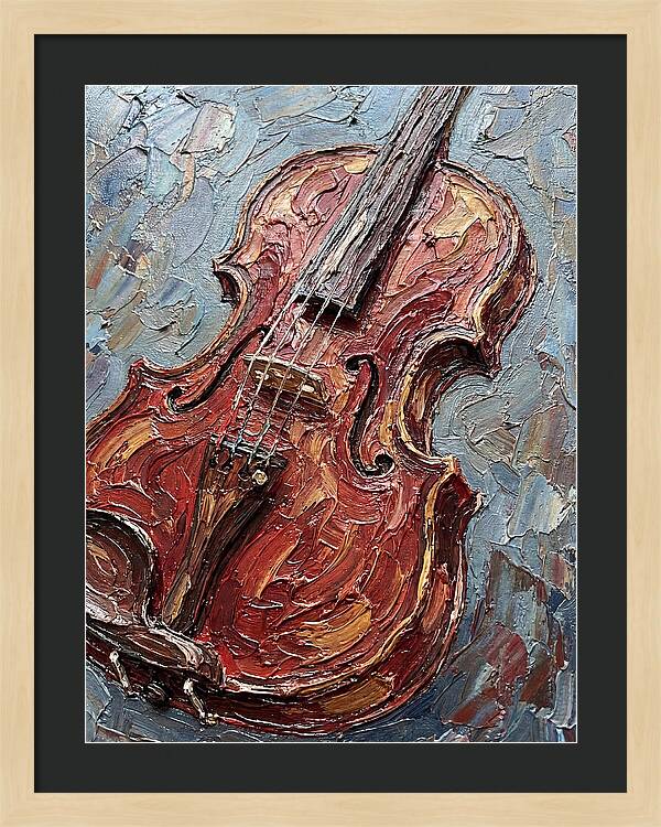 Violin In Textured Glory