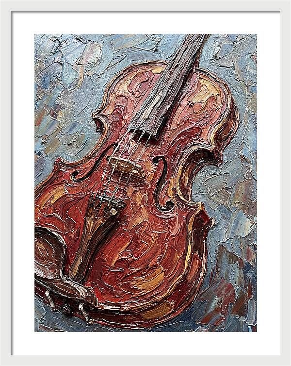 Violin In Textured Glory