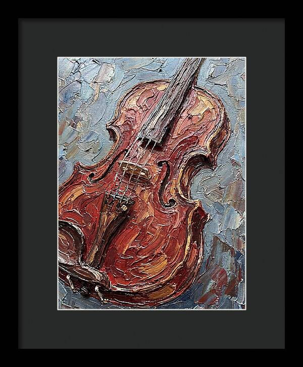 Violin In Textured Glory