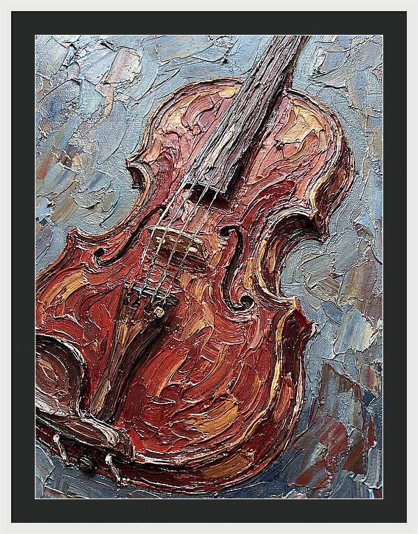 Violin In Textured Glory