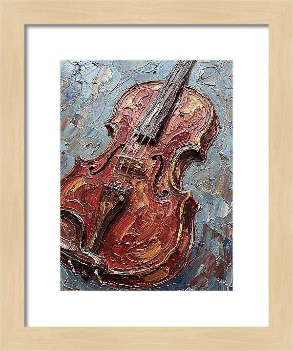 Violin In Textured Glory