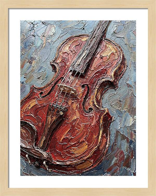 Violin In Textured Glory